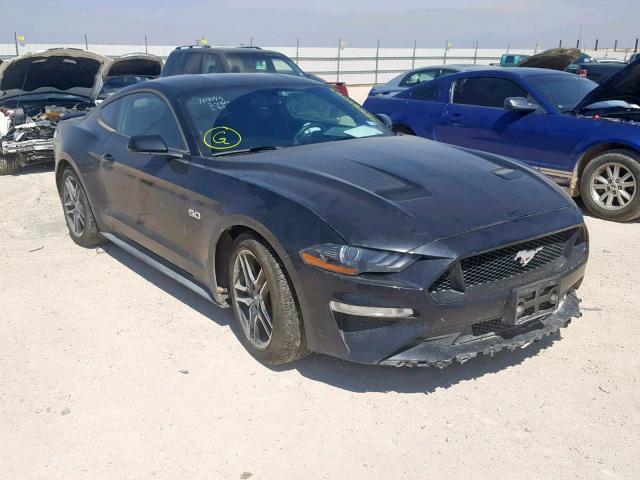 1FA6P8CF9J5133886 - 2018 FORD MUSTANG GT BLACK photo 1