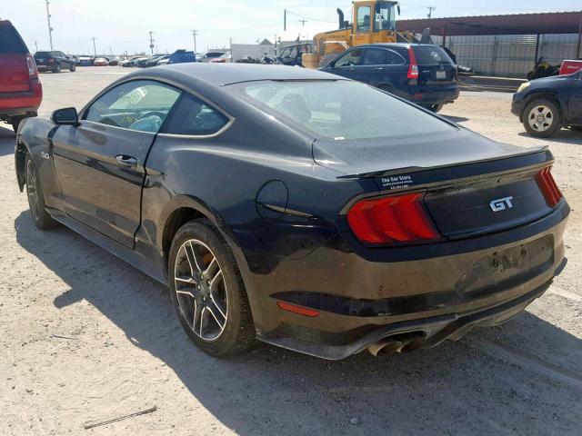 1FA6P8CF9J5133886 - 2018 FORD MUSTANG GT BLACK photo 3