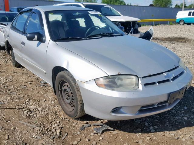 1G1JF52F137208751 - 2003 CHEVROLET CAVALIER L SILVER photo 1