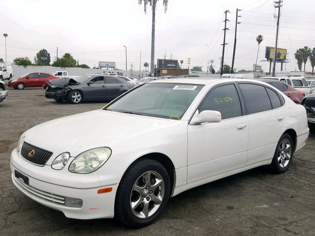 JT8BD69S840196360 - 2004 LEXUS GS 300 WHITE photo 2