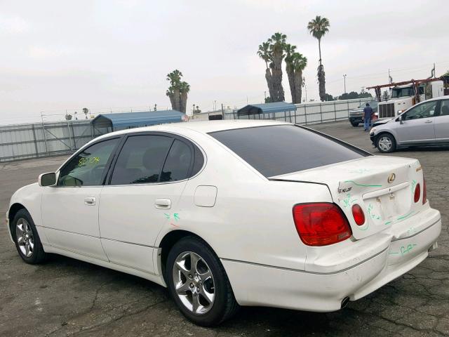 JT8BD69S840196360 - 2004 LEXUS GS 300 WHITE photo 3