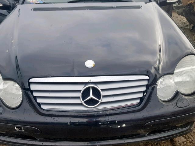 WDBRN47J72A279151 - 2002 MERCEDES-BENZ C 230K SPO BLACK photo 7