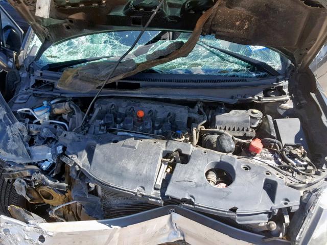 2HGFB2F95EH523511 - 2014 HONDA CIVIC EXL BROWN photo 7