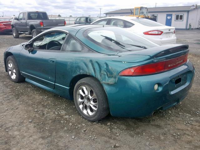 4A3AK44Y5WE034112 - 1998 MITSUBISHI ECLIPSE GS GREEN photo 3