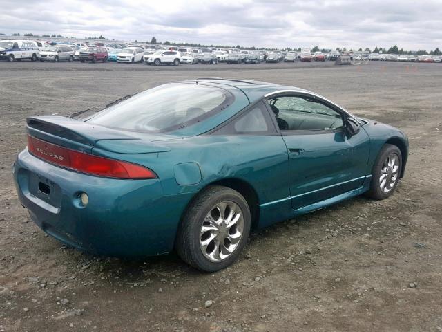 4A3AK44Y5WE034112 - 1998 MITSUBISHI ECLIPSE GS GREEN photo 4