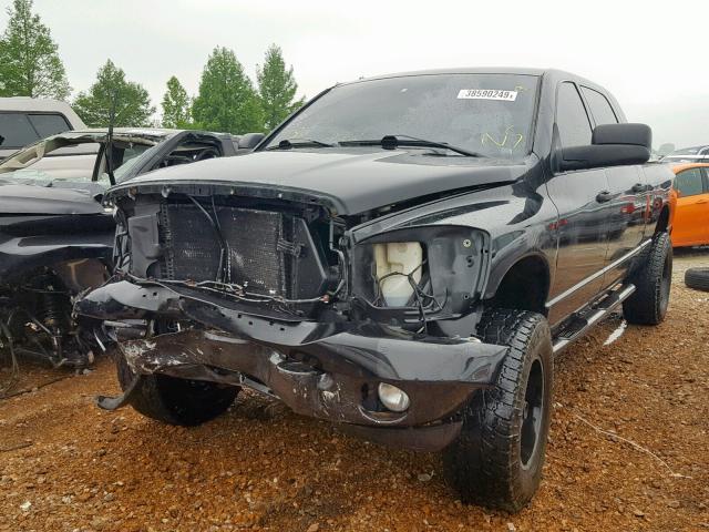 3D7KS29A68G195562 - 2008 DODGE RAM 2500 BLACK photo 2