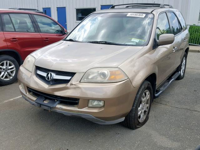 2HNYD18964H510591 - 2004 ACURA MDX TOURIN TAN photo 2