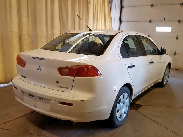 JA3AU16U48U016455 - 2008 MITSUBISHI LANCER DE WHITE photo 4