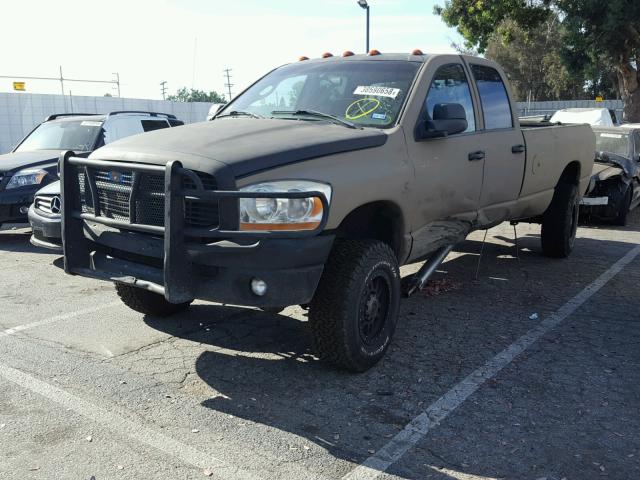 1D7KS28C46J235801 - 2006 DODGE RAM 2500 S TAN photo 2