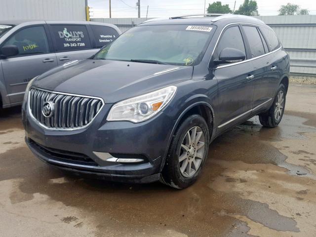 5GAKRBKD2EJ144002 - 2014 BUICK ENCLAVE GRAY photo 2