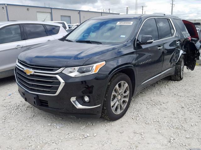 1GNERKKW5KJ233594 - 2019 CHEVROLET TRAVERSE P BLACK photo 2