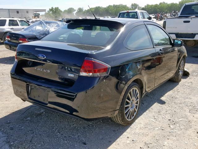 1FAHP33N59W187744 - 2009 FORD FOCUS SES BLACK photo 4