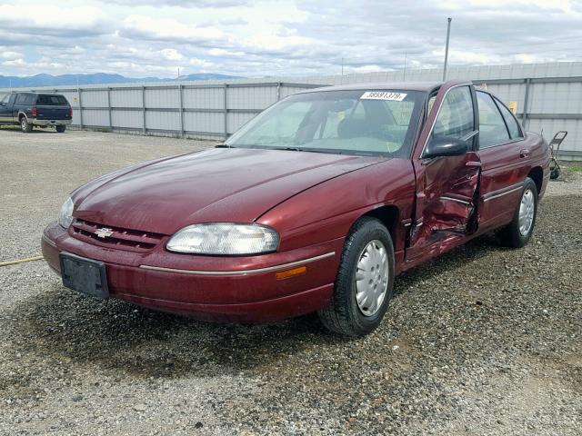 2G1WL52MXW1134518 - 1998 CHEVROLET LUMINA BAS RED photo 2