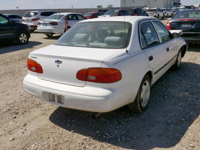 1Y1SK5286XZ441572 - 1999 CHEVROLET GEO PRIZM 白色 照片 4