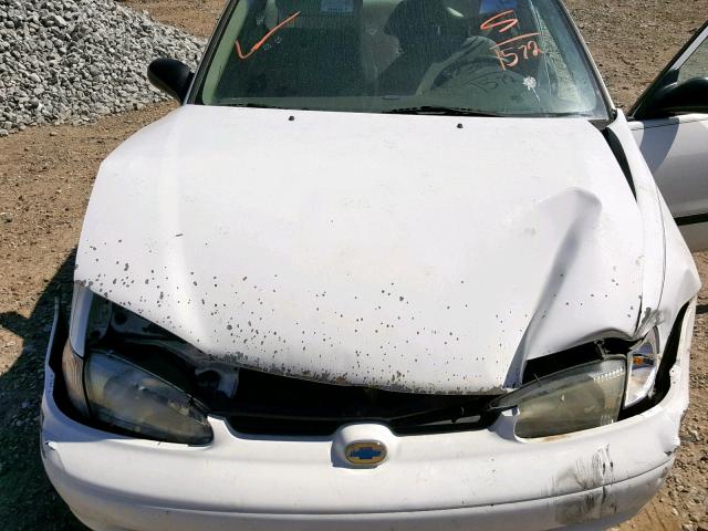 1Y1SK5286XZ441572 - 1999 CHEVROLET GEO PRIZM 白色 照片 7