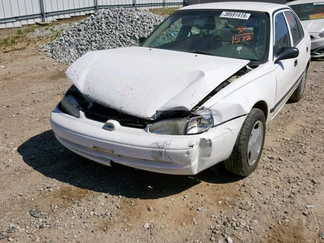 1Y1SK5286XZ441572 - 1999 CHEVROLET GEO PRIZM 白色 照片 9