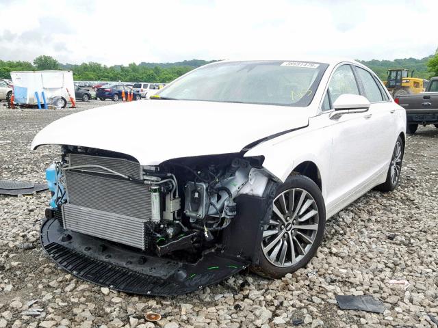 3LN6L5C93JR628978 - 2018 LINCOLN MKZ SELECT WHITE photo 2