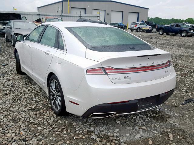 3LN6L5C93JR628978 - 2018 LINCOLN MKZ SELECT WHITE photo 3