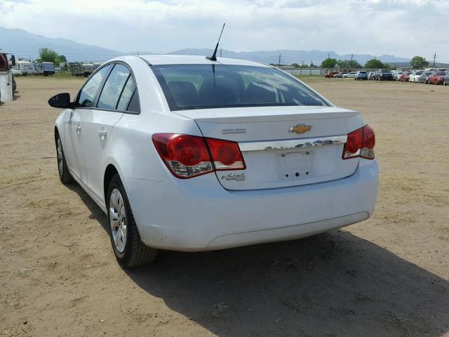 1G1PA5SH3E7182828 - 2014 CHEVROLET CRUZE LS WHITE photo 3