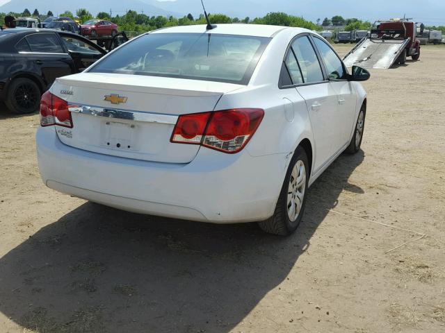 1G1PA5SH3E7182828 - 2014 CHEVROLET CRUZE LS WHITE photo 4