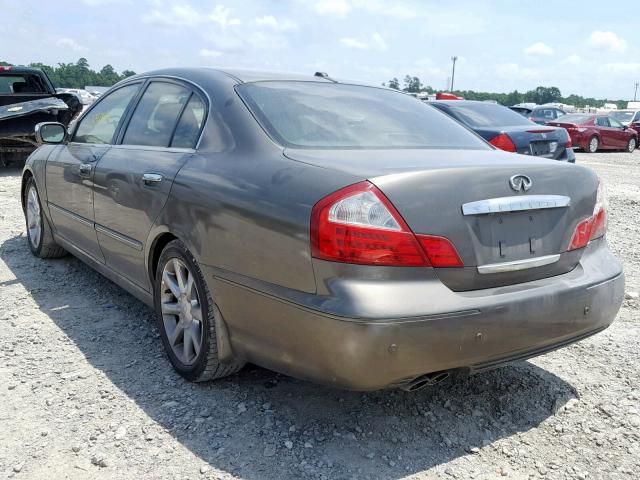 JNKBF01A65M100682 - 2005 INFINITI Q45 BROWN photo 3