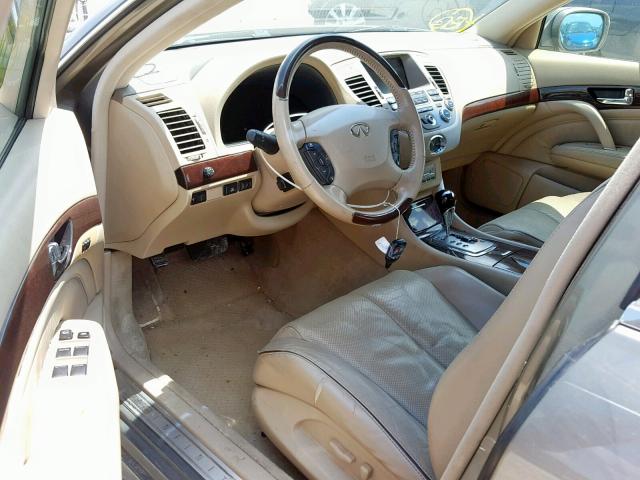 JNKBF01A65M100682 - 2005 INFINITI Q45 BROWN photo 9