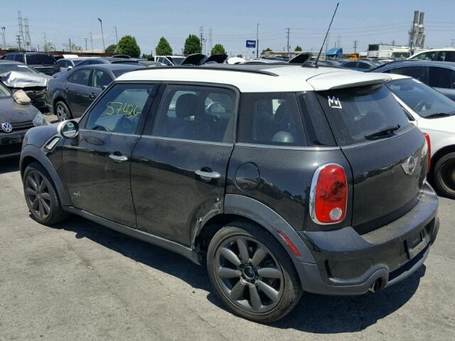 WMWZC5C59CWL58697 - 2012 MINI COOPER S C BLACK photo 3