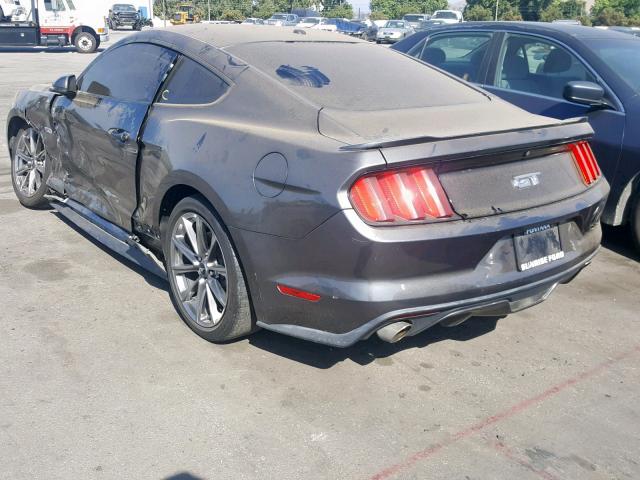 1FA6P8CF8G5211969 - 2016 FORD MUSTANG GT GRAY photo 3