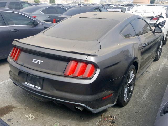 1FA6P8CF8G5211969 - 2016 FORD MUSTANG GT GRAY photo 4