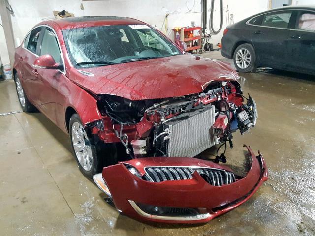 2G4GR5GXXH9139800 - 2017 BUICK REGAL PREM RED photo 1