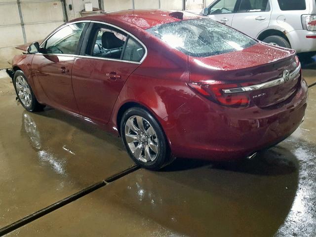 2G4GR5GXXH9139800 - 2017 BUICK REGAL PREM RED photo 3