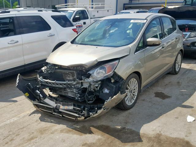 1FADP5BU4FL100433 - 2015 FORD C-MAX SEL GOLD photo 2