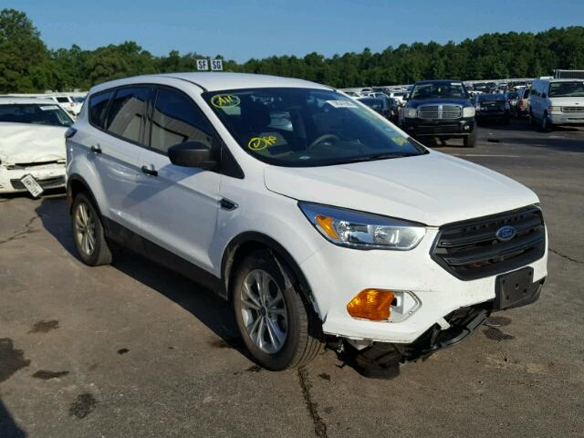 1FMCU0F7XHUC10501 - 2017 FORD ESCAPE S WHITE photo 1