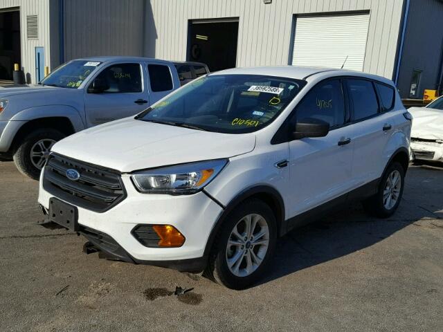 1FMCU0F7XHUC10501 - 2017 FORD ESCAPE S WHITE photo 2