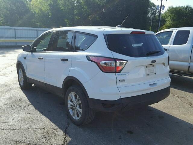 1FMCU0F7XHUC10501 - 2017 FORD ESCAPE S WHITE photo 3