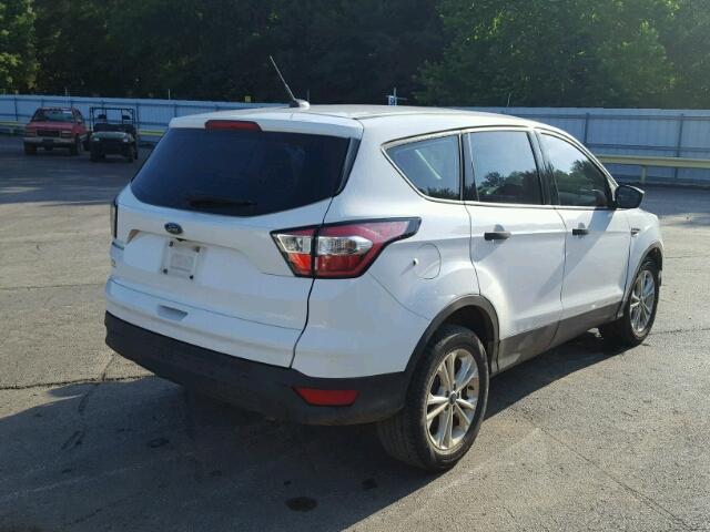 1FMCU0F7XHUC10501 - 2017 FORD ESCAPE S WHITE photo 4