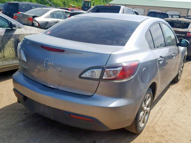 JM1BL1SFXA1280657 - 2010 MAZDA 3 I GRAY photo 4