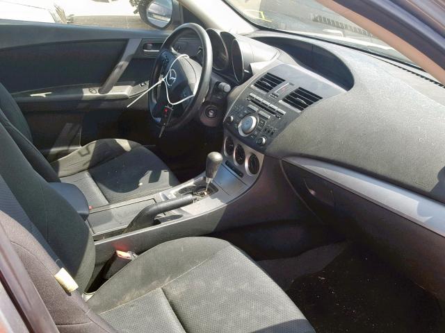 JM1BL1SFXA1280657 - 2010 MAZDA 3 I GRAY photo 5