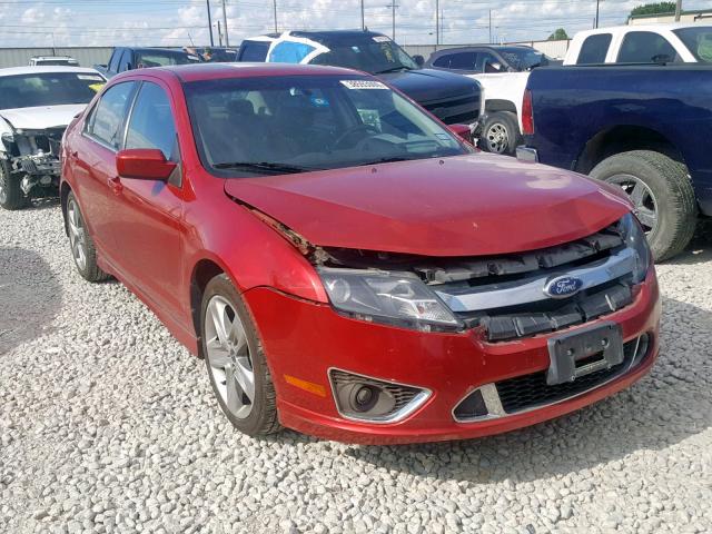 3FAHP0KC7AR315763 - 2010 FORD FUSION SPO RED photo 1