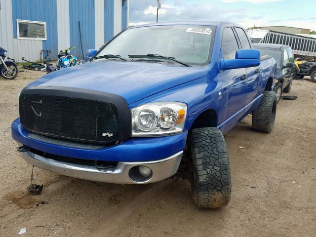 3D7MX38L59G515328 - 2009 DODGE RAM 3500 BLUE photo 2