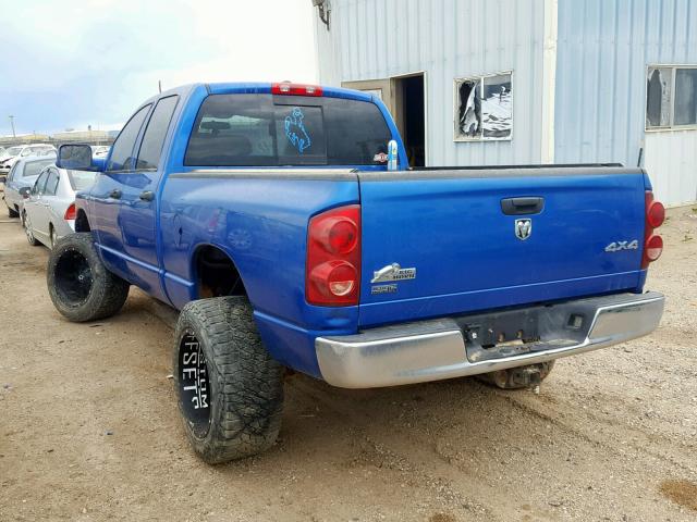 3D7MX38L59G515328 - 2009 DODGE RAM 3500 BLUE photo 3