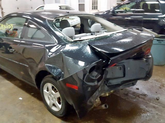 1G1AL18F387125452 - 2008 CHEVROLET COBALT LT BLACK photo 10