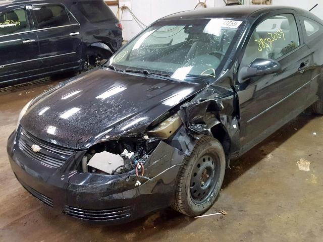 1G1AL18F387125452 - 2008 CHEVROLET COBALT LT BLACK photo 9