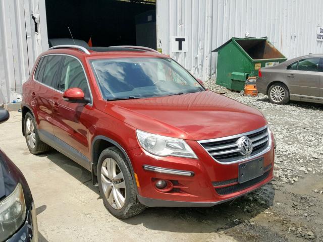 WVGBV7AX1AW000243 - 2010 VOLKSWAGEN TIGUAN SE RED photo 9