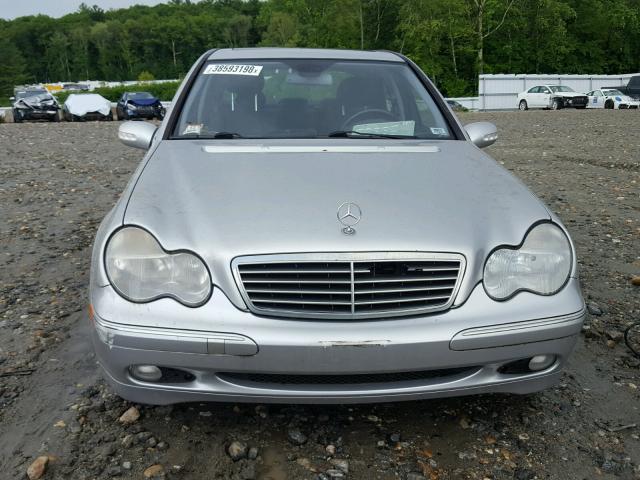 WDBRF84J43F413403 - 2003 MERCEDES-BENZ C 320 4MAT SILVER photo 9