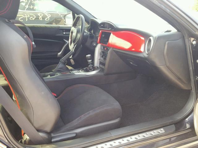 JF1ZNAA10D1723178 - 2013 TOYOTA SCION FR-S CHARCOAL photo 5