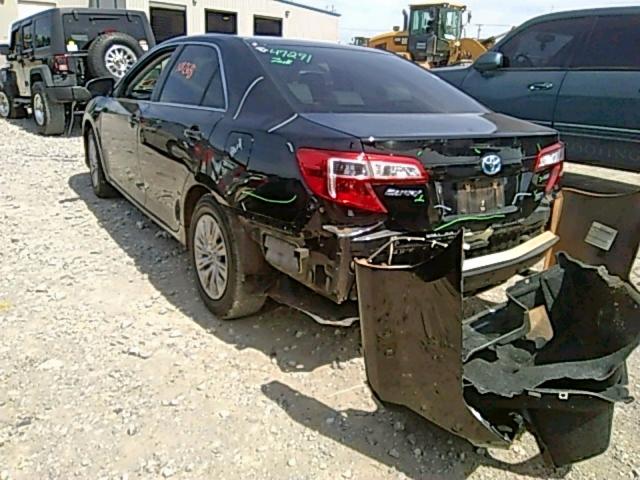 4T1BD1FK3DU093084 - 2013 TOYOTA CAMRY HYBR BLACK photo 3