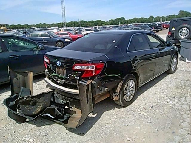 4T1BD1FK3DU093084 - 2013 TOYOTA CAMRY HYBR BLACK photo 4