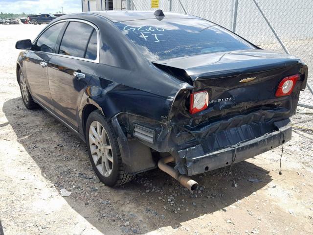 1G1ZE5EU6CF292832 - 2012 CHEVROLET MALIBU LTZ შავი ფოტო 3