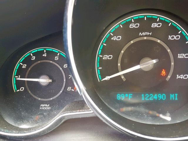 1G1ZE5EU6CF292832 - 2012 CHEVROLET MALIBU LTZ შავი ფოტო 8